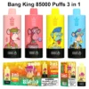 3 en 1 Vaper Bang King 85000 Puffs Desechable 85k Venta Mayorista Envío Gratis