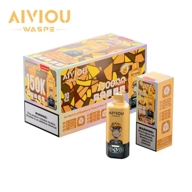 WASPE 150000 Puffs AIVIOU Vape Desechable 6 en 1 Venta al por Mayor Envío Gratis Almacén de la UE