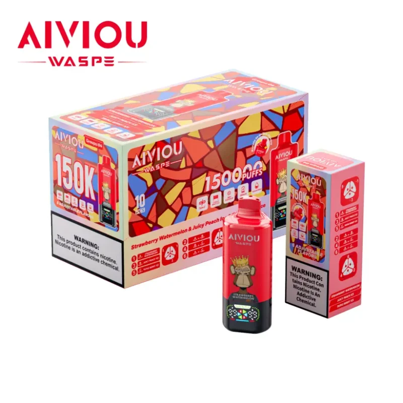 WASPE 150000 Puffs AIVIOU Vape Desechable 6 en 1 Venta al por Mayor Envío Gratis Almacén de la UE
