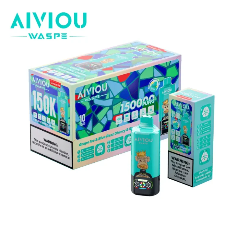 WASPE 150000 Puffs AIVIOU Vape Desechable 6 en 1 Venta al por Mayor Envío Gratis Almacén de la UE