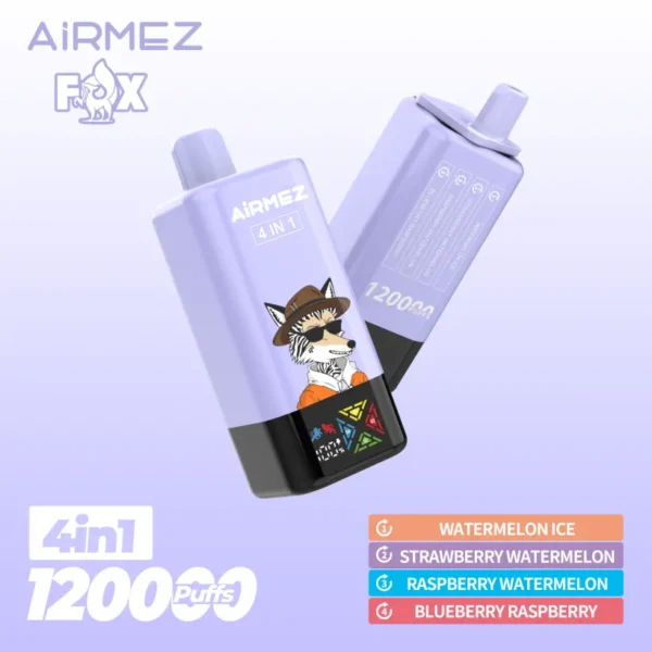 Airmez 120000 Puffs Vape Desechable 4 en 1 con Envío Gratis desde Almacén de la UE