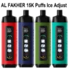 Al Fakher 15K Caladas Ajustable Hielo Vape Desechable 15000 Envío Gratuito