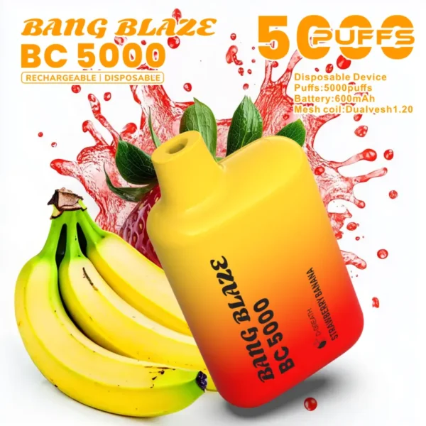 Bang Blaze BC5000 Caladas Vape Desechable Barato Al Por Mayor Envío Gratuito