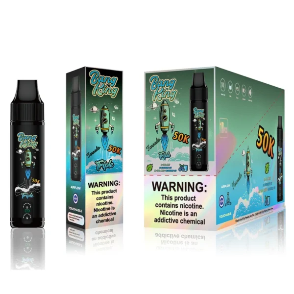 Bang King 50000 Puffs 50k Vape Desechable Venta al por Mayor 3 en 1 Triple Sabor Envío Gratis