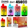 Bang Leader 45000 Puffs 45k Sabores Dobles 2 en 1 Vape Desechable Venta al por Mayor Envío Gratis