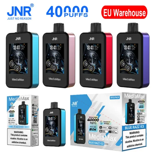 EU Vape JNR 40k Puffs 40000 Media Max Disposable Vaper envío gratuito
