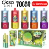 EU Vape OKSO 70000 Caladas 70K Vape 3 en 1 Venta al por Mayor Envío Gratis
