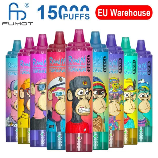 Fumot 15000 Caladas 15K Vape Desechable Randm Venta al por Mayor Envío Gratis Desde Almacén UE