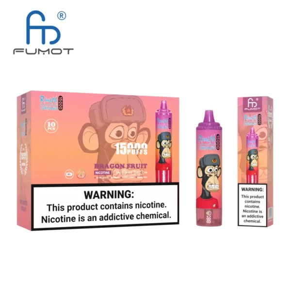 Fumot 15000 Caladas 15K Vape Desechable Randm Venta al por Mayor Envío Gratis Desde Almacén UE