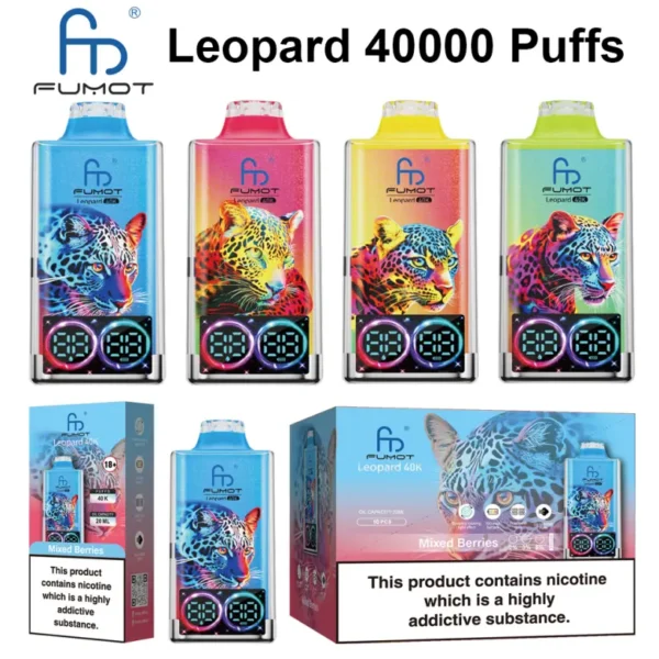 Fumot 40k Caladas Leopard 40000 Mejor Vape Desechable Pen Envío Gratis