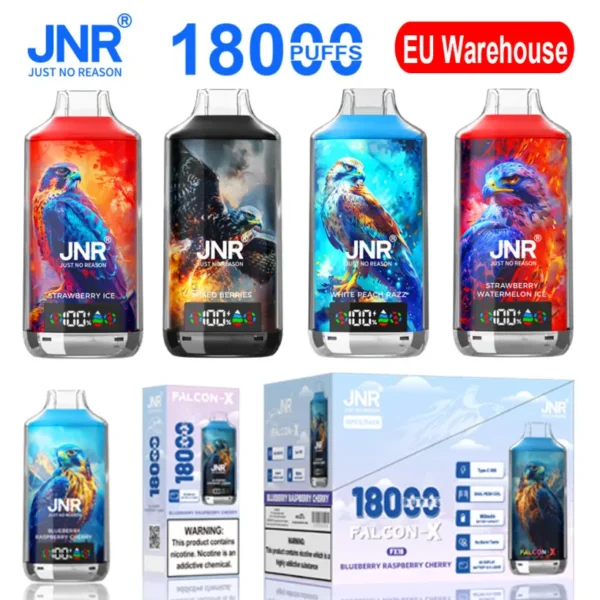 JNR 18000 Caladas Falcon X 18k Crystal Vape Desechable Envío Gratis Almacén UE