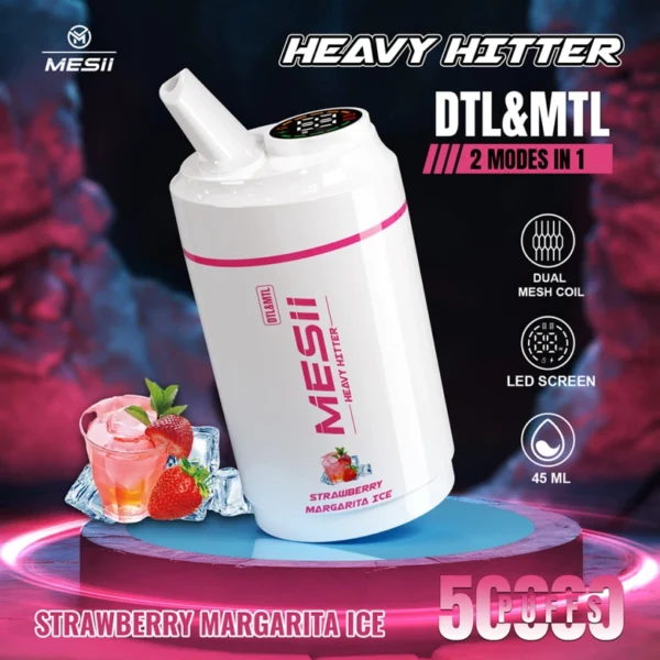 Mesii 50k Caladas 2 en 1 Heavy Hitter Mejor Vape Desechable 50000 Envío Gratis