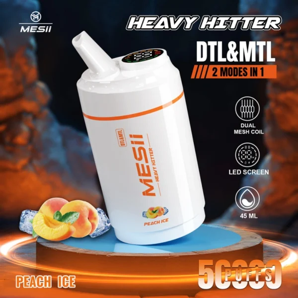 Mesii 50k Caladas 2 en 1 Heavy Hitter Mejor Vape Desechable 50000 Envío Gratis