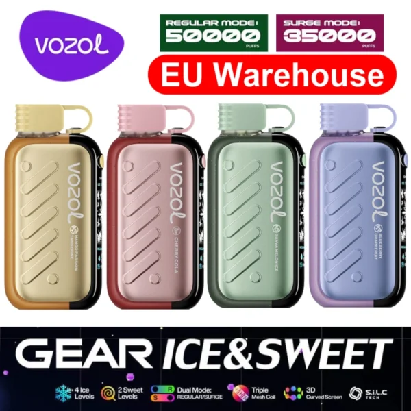 Puff UE Vozol 50k Vape Desechable Ice Control 50000 Caladas Venta al por Mayor Envío Gratis