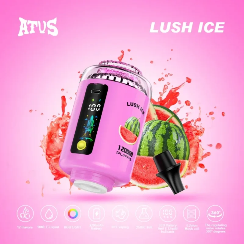 ATVS 120K Caladas Shisha Vape Desechable 120000 Envío Gratis Almacén China