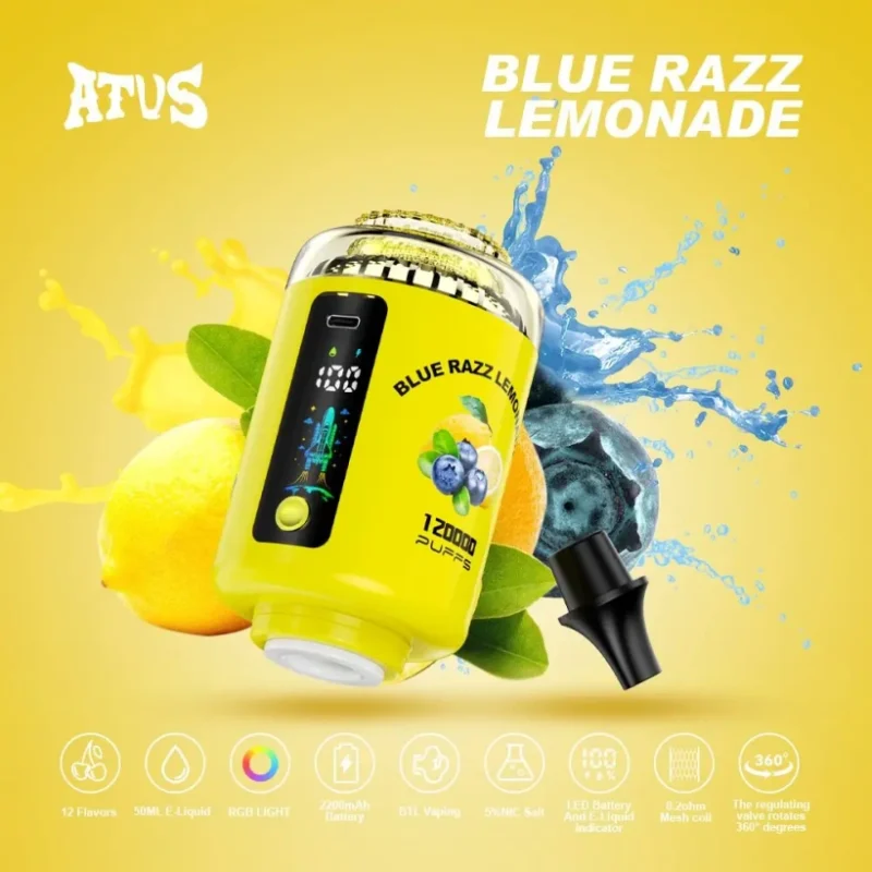 ATVS 120K Caladas Shisha Vape Desechable 120000 Envío Gratis Almacén China