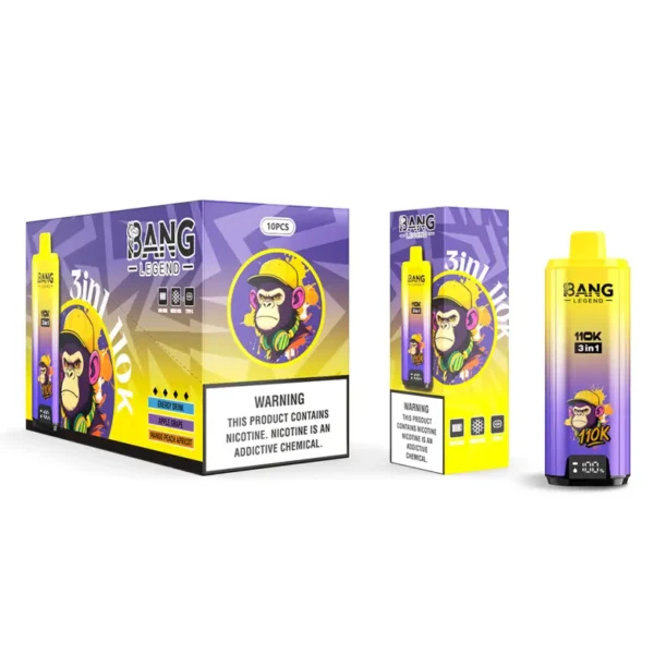 Bang Legend 110k Caladas 110000 3 en 1 Vape Desechable 3 a 7 Días Laborales Almacén UE