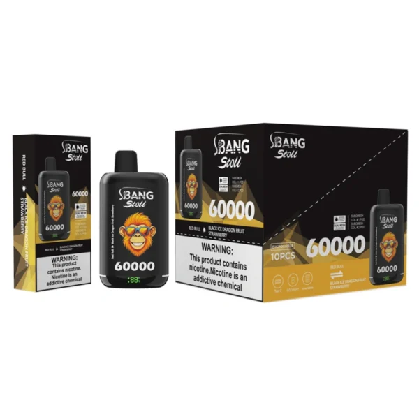 Bang Stoll 60k Puffs 2 en 1 Vape Desechable Recargable 60000 Envío Gratis