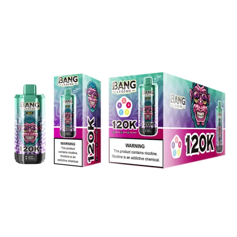 EU Puff 120000 Bang Legend 120k 5 en 1 Vape Desechable de Mayor Duración Envío Gratis