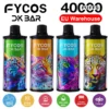 EU Puff 40k FYCOS 40000 Puffs DK Bar Vape Desechable Envío Gratis 3 a 7 Días Laborables