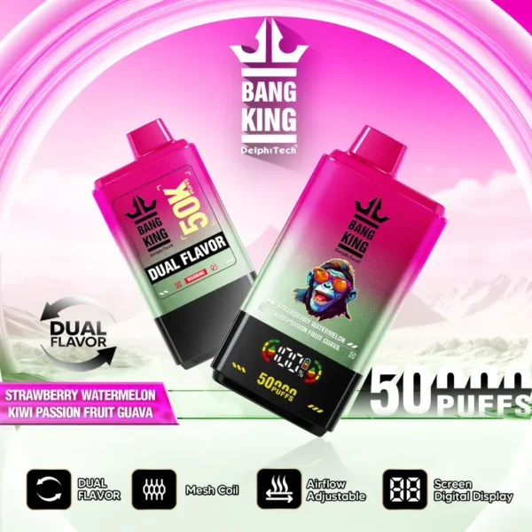 Almacén UE Bang King 50000 Puffs 2 en 1 Vape Desechable Entrega 3-7 Días Laborables