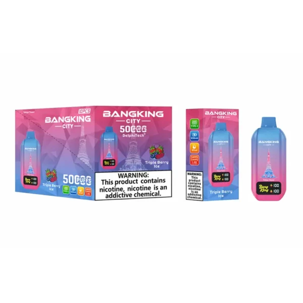 Almacén UE Bang King 50k Puffs City Vape Desechable 50000 Envío Gratis 3 a 7 Días Laborales