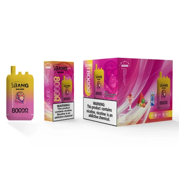 Almacén UE Bang Leader 80k Caladas 80000 Tres Sabores Vape Desechable 3 en 1 Tienda