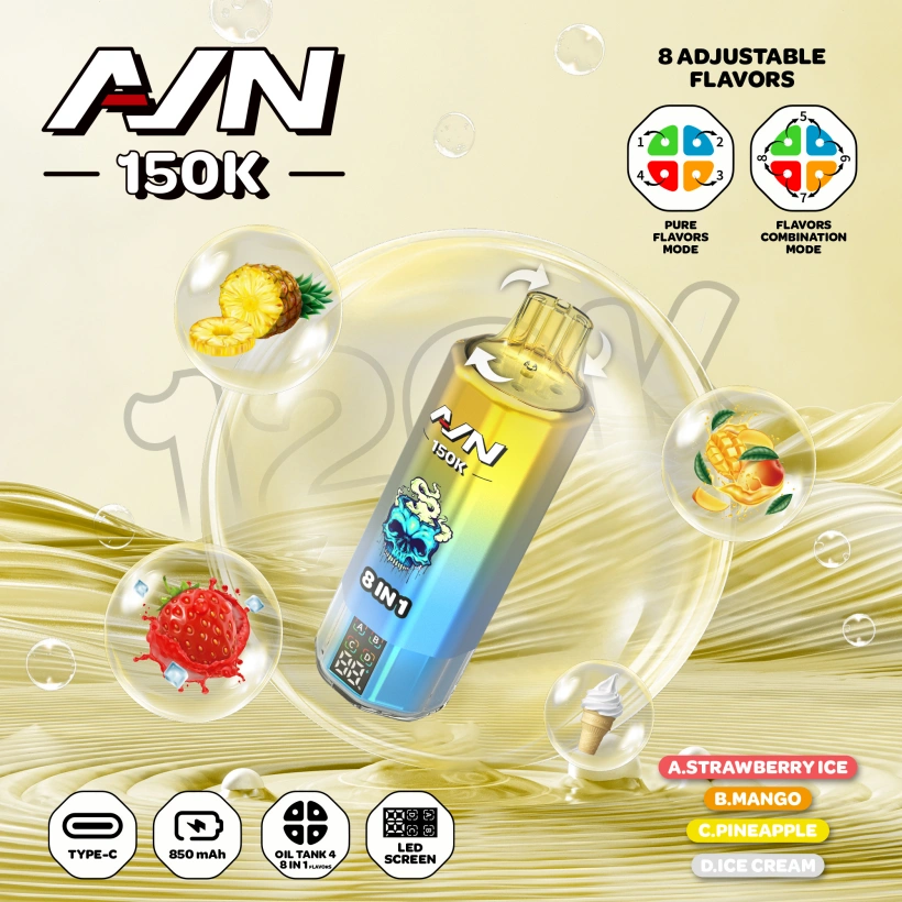 Aivono 150k Caladas 8 En 1 AIM Vape Desechable Envío Gratis 3 Aivono 150k Caladas 8 En 1 AIM Vape Desechable Envío Gratis