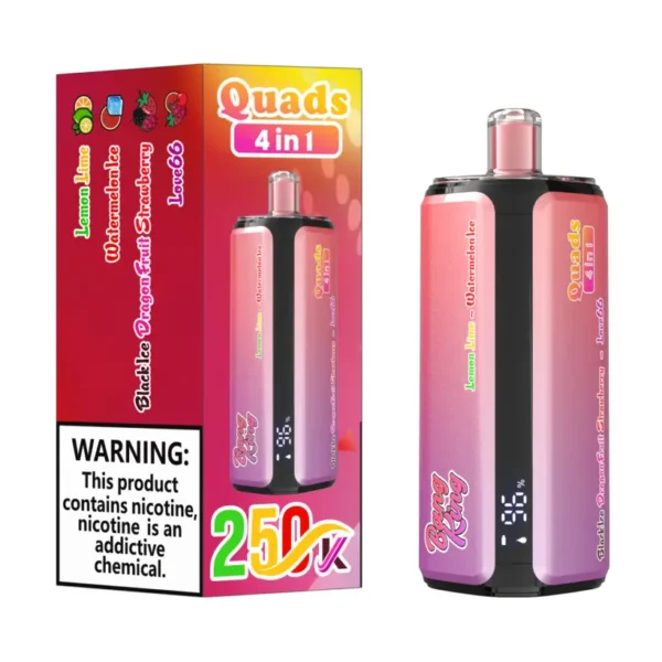 Bang King 250k Caladas 4 en 1 Quads Vape Desechable 250000 Envío Gratis Desde Almacén en China