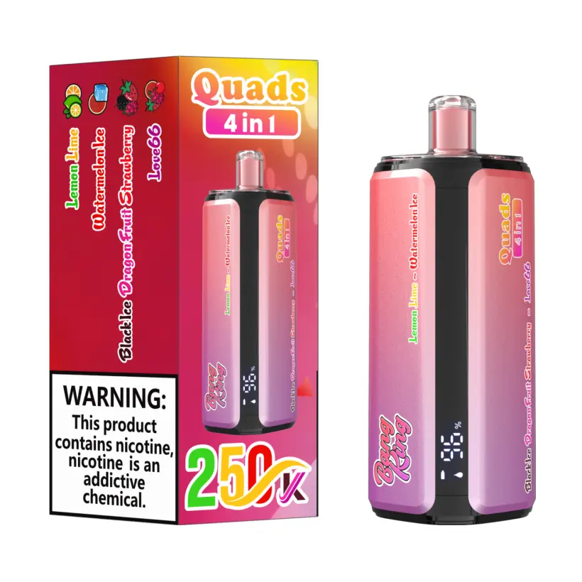Bang King 250k Caladas 4 en 1 Quads Vape Desechable 250000 Envío Gratis Desde Almacén en China 2 Bang King 250k Caladas 4 en 1 Quads Vape Desechable 250000 Envío Gratis Desde Almacén en China