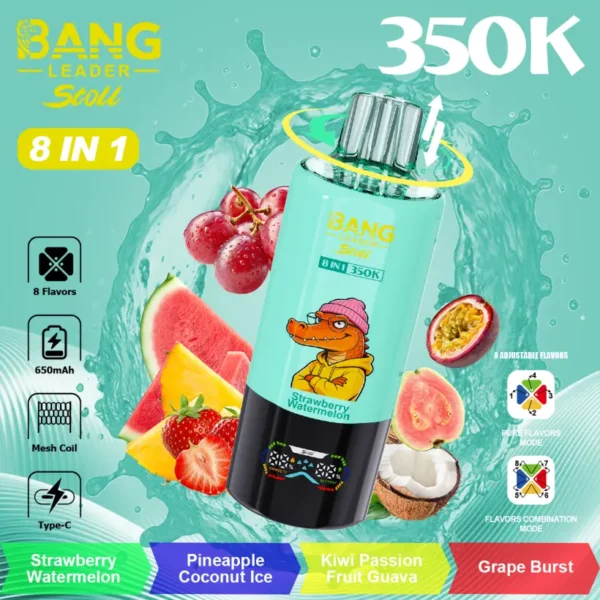 Bang Leader 350k Caladas Stoll Vape Desechable 350000 Envío Gratis Desde Almacén en China