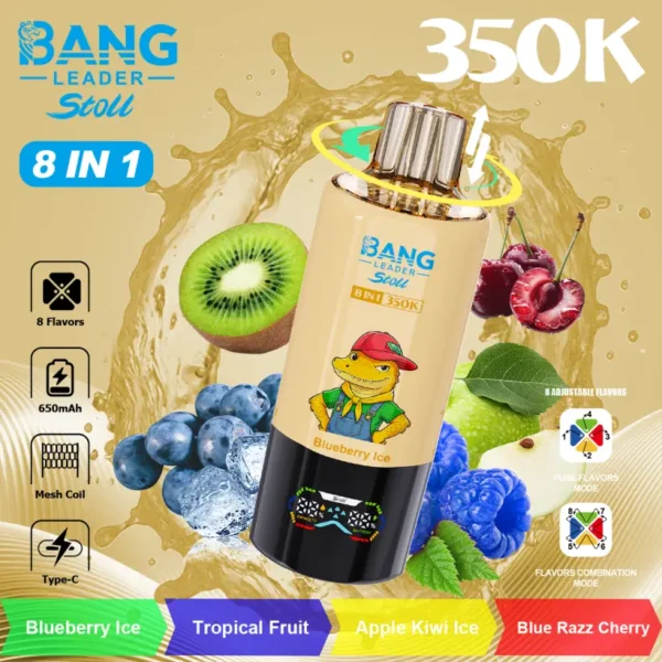 Bang Leader 350k Caladas Stoll Vape Desechable 350000 Envío Gratis Desde Almacén en China