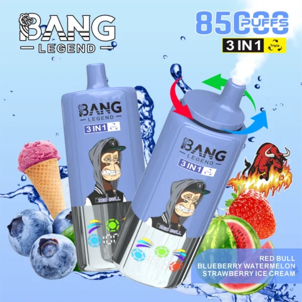 Bang Legend 85000 Puffs 85k Vape Desechable 3 en 1 Envío Gratis desde Almacén en China