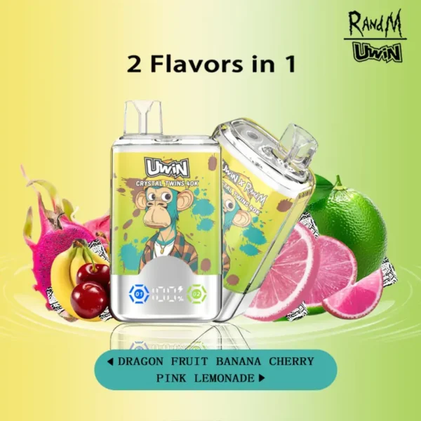 EU Vape Uwin 40k Caladas Crystal Twins 2 en 1 Cigarrillo Electrónico Envío Gratis