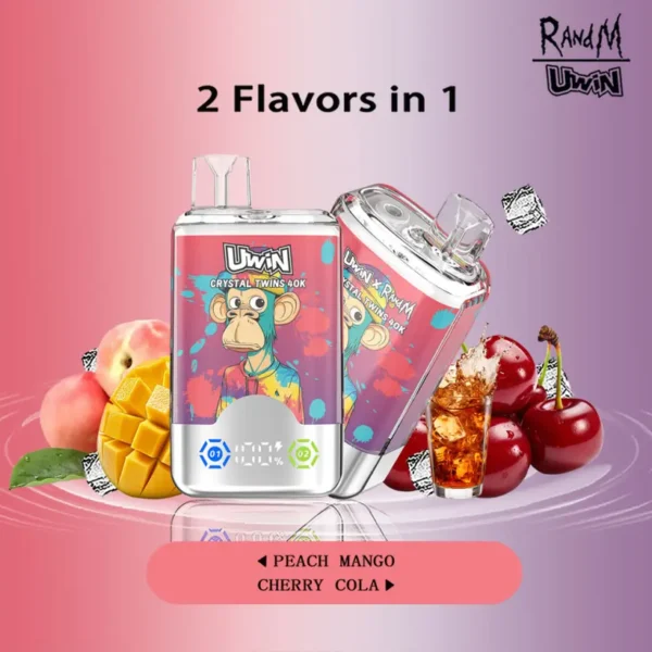 EU Vape Uwin 40k Caladas Crystal Twins 2 en 1 Cigarrillo Electrónico Envío Gratis