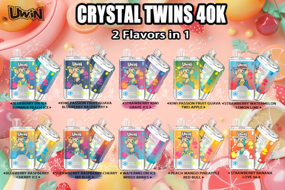 EU Vape Uwin 40k Caladas Crystal Twins 2 en 1 Cigarrillo Electrónico Envío Gratis