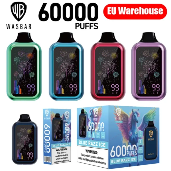 EU Vape Wasbar 60k Caladas 60000 Cigarrillo Electrónico Venta Al Por Mayor Envío Gratis