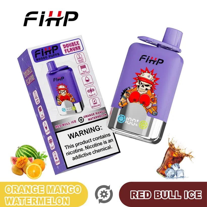 FIHP 40k Caladas 2 en 1 Doble Sabores Vape Desechable 40000 Almacén UE 8 FIHP 40k Caladas 2 en 1 Doble Sabores Vape Desechable 40000 Almacén UE