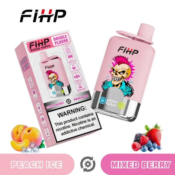 FIHP 40k Caladas 2 en 1 Doble Sabores Vape Desechable 40000 Almacén UE 12 FIHP 40k Caladas 2 en 1 Doble Sabores Vape Desechable 40000 Almacén UE