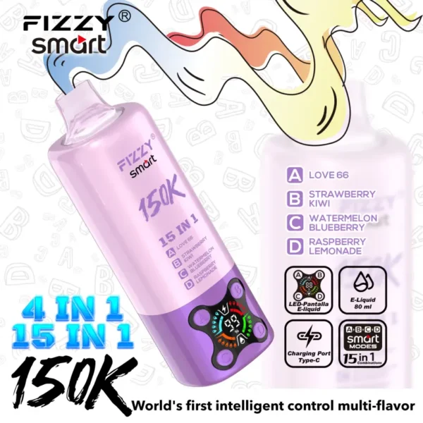 Fizzy 150k Caladas 15 en 1 Sabores Vape Desechable 150000 Envío Gratis Desde Almacén UE 12 Fizzy 150k Caladas 15 en 1 Sabores Vape Desechable 150000 Envío Gratis Desde Almacén UE