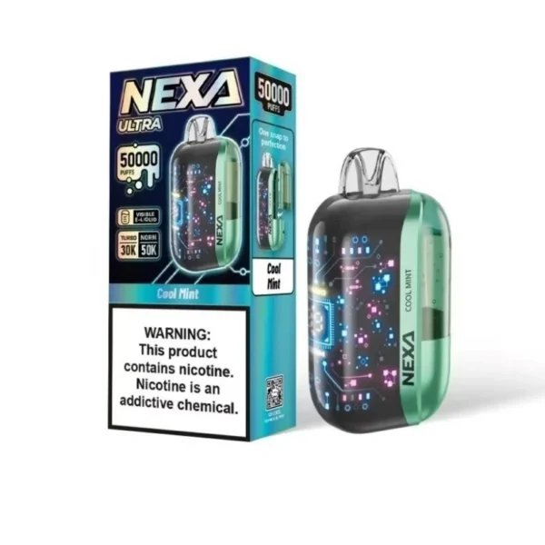 NEXA 50k Puffs Utral 50000 Crystal Vape Desechable con 20mg Nicotina Envío Gratis