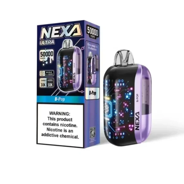 NEXA 50k Puffs Utral 50000 Crystal Vape Desechable con 20mg Nicotina Envío Gratis