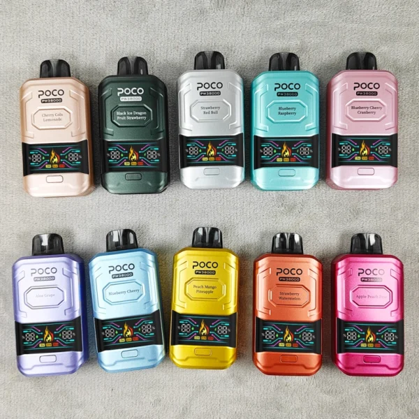 POCO PW 38000 Caladas 38K Mejor Vape Desechable Envío Gratis Desde Almacén UE