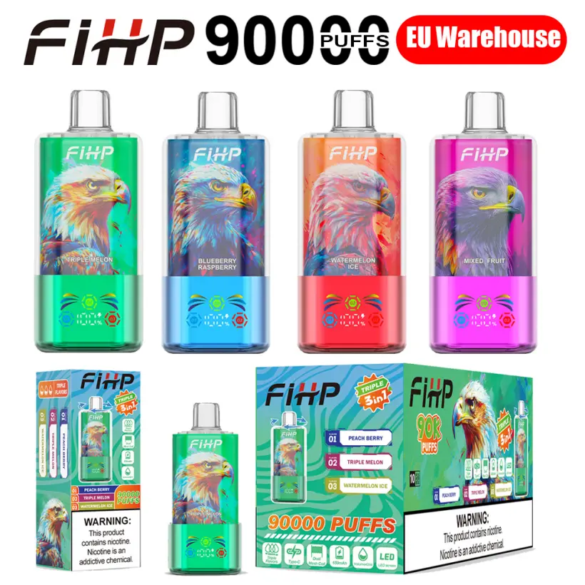 Puff 90k FIHP 90000 Caladas 3 En 1 Crystal Vape Desechable Envío Gratis Desde Almacén De La UE 1 Puff 90k FIHP 90000 Puffs 3 in 1 Crystal Disposable Vape Pen Free Shipping EU Warehouse