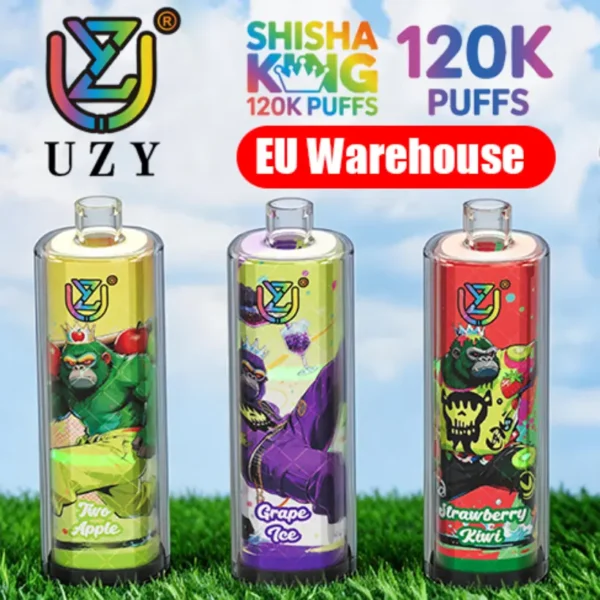 UZY 120K Puffs Shisha King DTL Vape Desechable 120000 Almacén UE