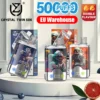 UZY 50K Puffs 2 en 1 Vape Desechable de Doble Sabor Tienda 50000 Envío desde Almacén de la UE