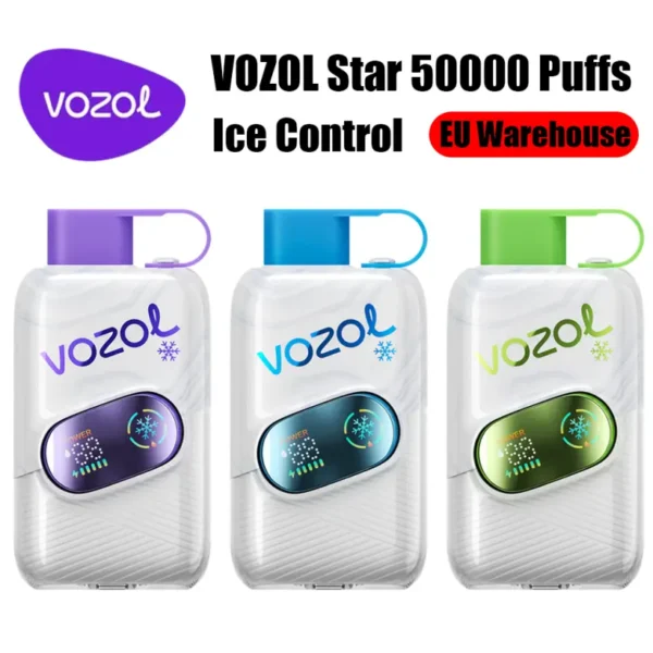 Vozol Star 50k Caladas 50000 Ice Control Vape Desechable Envío Gratis Almacén UE