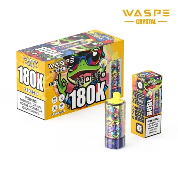 WASPE 180K caladas 8 en 1 Vape desechable Crystal 180000 Envío gratis desde almacén de la UE