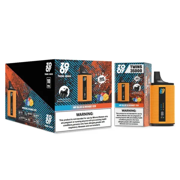 ZOOY Twins 35K Puffs 2 en 1 Vape Desechable al por Mayor 35000 Almacén UE