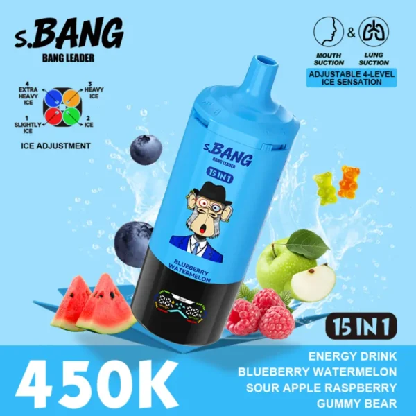 Bang Leader 450K Puffs 15 En 1 Cigarrillo Electrónico Desechable Multi Sabores Envío Gratuito